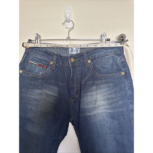 TOMMY HILFIGER Men’s RONNIE Jeans - W29xL33 - Blue Denim - Tapered Leg Mid-Rise - Picture 15 of 16
